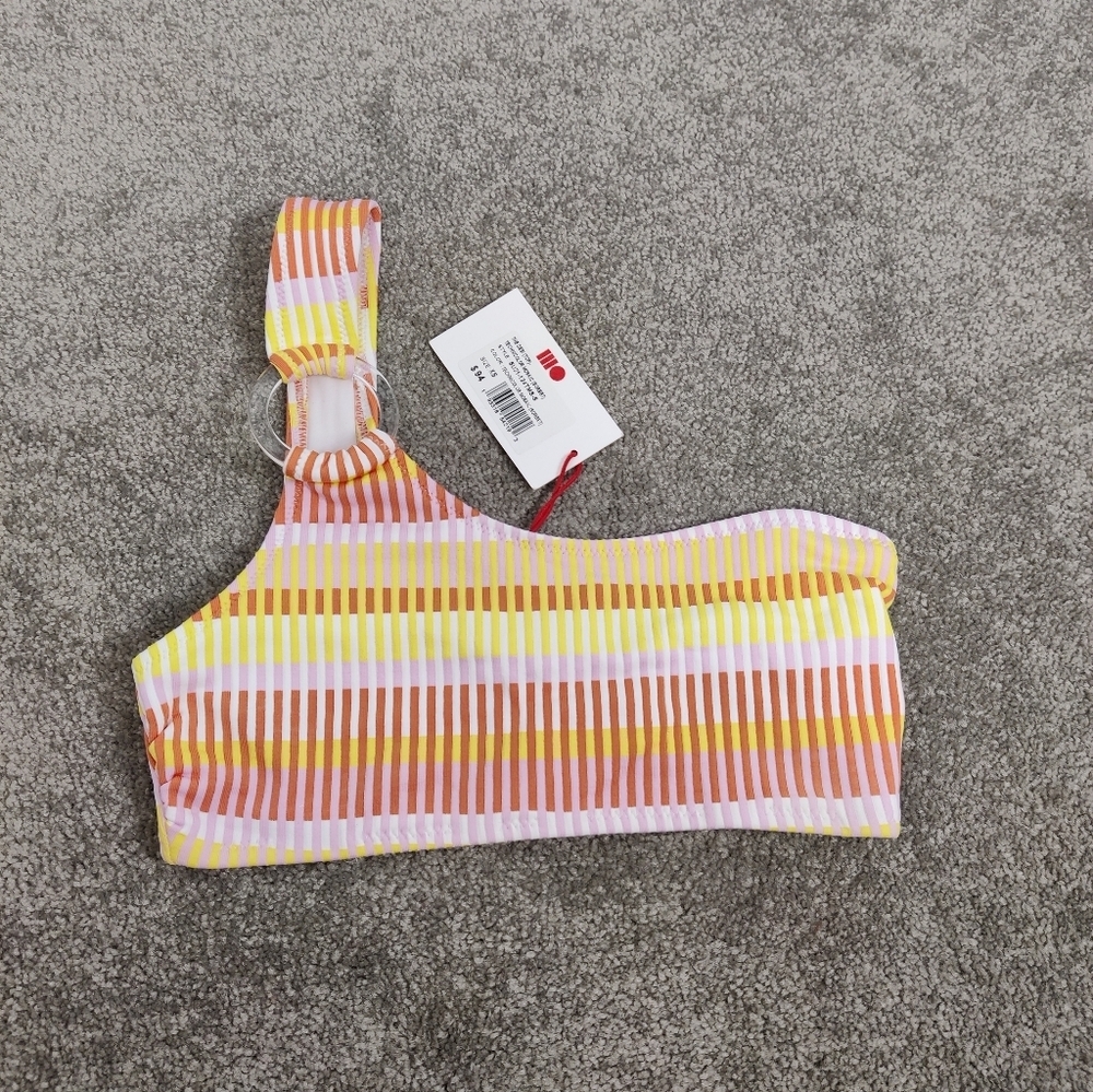 Solid & Striped Women's Multicolor Bikini Top Size XS NEW Orange Yellow Pink